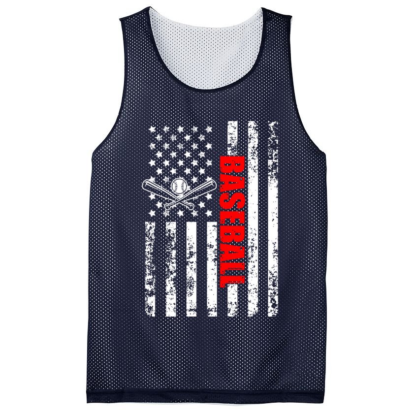 US American Flag Baseball Patriotic Baseball Mesh Reversible Basketball Jersey Tank