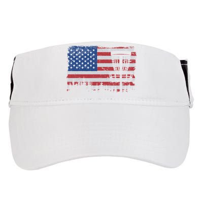 Us American Flag Disc Golf Basket Frisbee Vintage Disc Golf Gift Adult Drive Performance Visor
