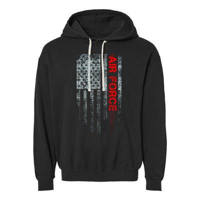 U.S. Air Force Vintage USA Flag Garment-Dyed Fleece Hoodie
