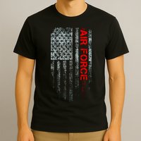 U.S. Air Force Vintage USA Flag T-Shirt