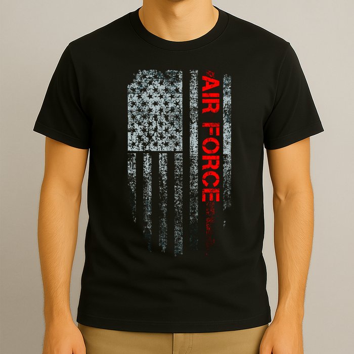 U.S. Air Force Vintage USA Flag T-Shirt
