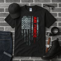 U.S. Air Force Vintage USA Flag Tall T-Shirt