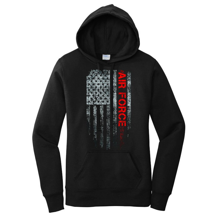 U.S. Air Force Vintage USA Flag Women's Pullover Hoodie