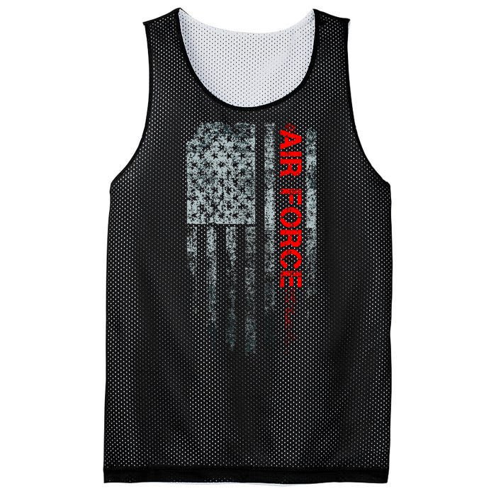 U.S. Air Force Vintage USA Flag Mesh Reversible Basketball Jersey Tank