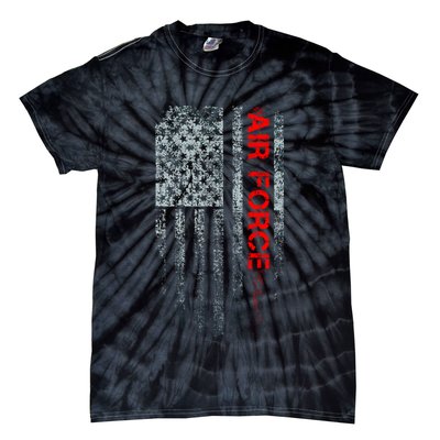 U.S. Air Force Vintage USA Flag Tie-Dye T-Shirt
