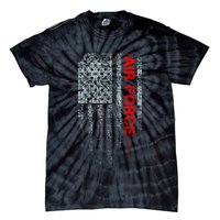 U.S. Air Force Vintage USA Flag Tie-Dye T-Shirt