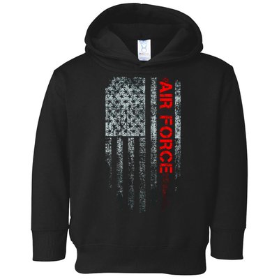 U.S. Air Force Vintage USA Flag Toddler Hoodie