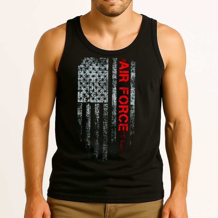 U.S. Air Force Vintage USA Flag Tank Top