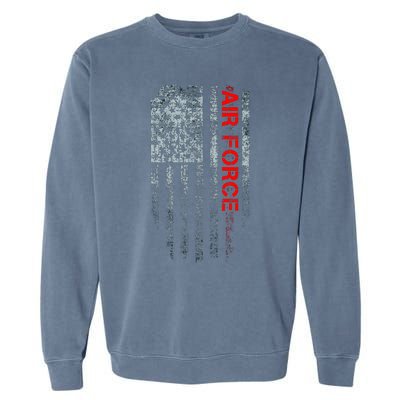 U.S. Air Force Vintage USA Flag Garment-Dyed Sweatshirt