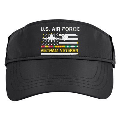 US Air Force Vietnam Veteran, USAF Veteran, USA Flag Gift Adult Drive Performance Visor