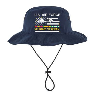 US Air Force Vietnam Veteran, USAF Veteran, USA Flag Gift Legacy Cool Fit Booney Bucket Hat