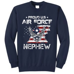 US Air Force Proud Nephew Proud Air Force Nephew Father Day Tall Sweatshirt