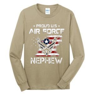 US Air Force Proud Nephew Proud Air Force Nephew Father Day Tall Long Sleeve T-Shirt