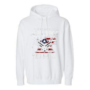 US Air Force Proud Nephew Proud Air Force Nephew Father Day Garment-Dyed Fleece Hoodie