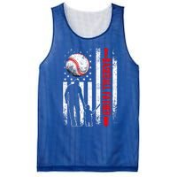 Usa American Flag Baseball Daddy Dad Papa Fathers Day Gift Mesh Reversible Basketball Jersey Tank