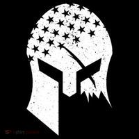 USA American Flag Warrior Skull Helmet Impact Tech Backpack