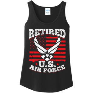 US Air Force Veteran retired U.S Air Force Ladies Essential Tank