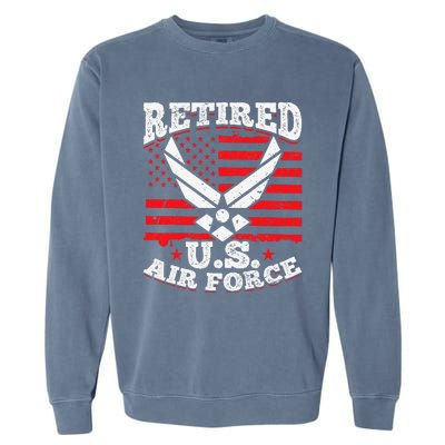 US Air Force Veteran retired U.S Air Force Garment-Dyed Sweatshirt