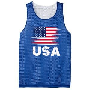 Usa American Flag Gift Sports Soccer Football Gift Mesh Reversible Basketball Jersey Tank