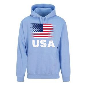 Usa American Flag Gift Sports Soccer Football Gift Unisex Surf Hoodie