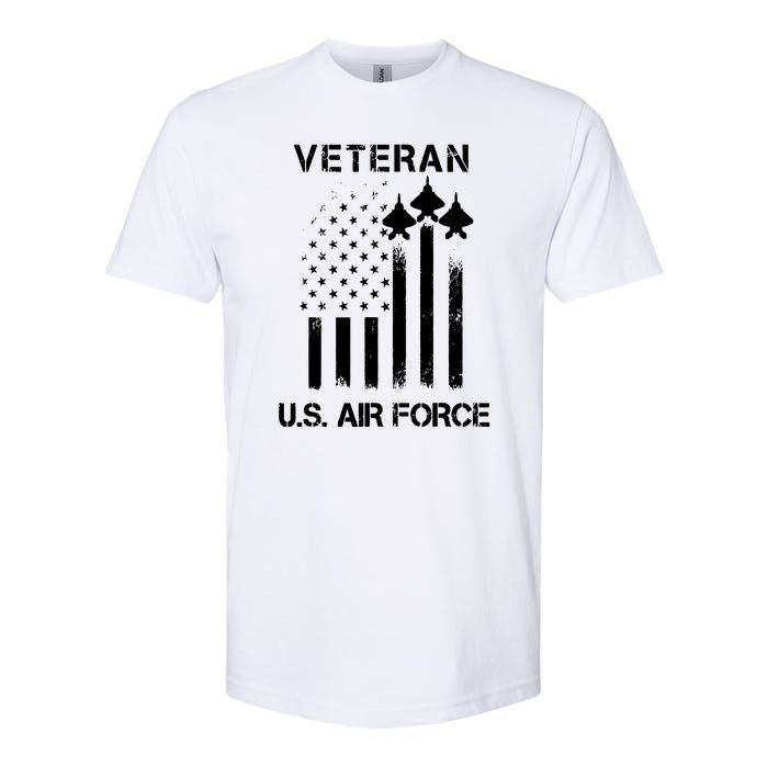 U.S. Air Force Stars Air Force Veteran Softstyle CVC T-Shirt