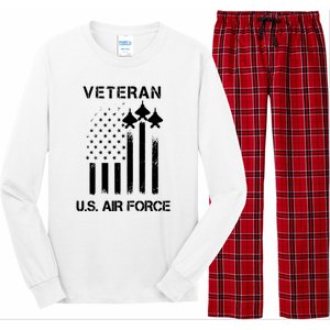 U.S. Air Force Stars Air Force Veteran Long Sleeve Pajama Set