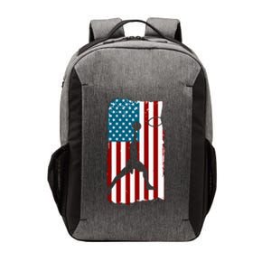 Us American Flag Basketball Patriotic Athlete Print For Boy Vector Backpack