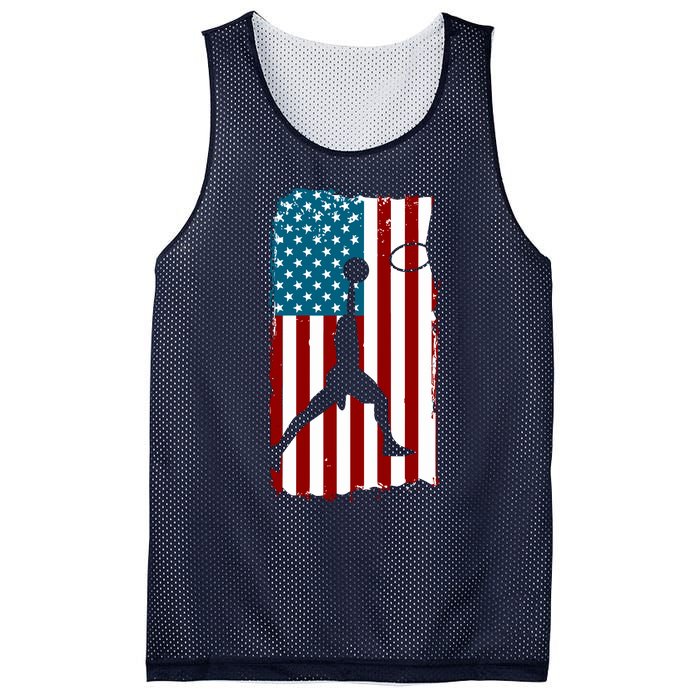 Us American Flag Basketball Patriotic Athlete Print For Boy Mesh Reversible Basketball Jersey Tank