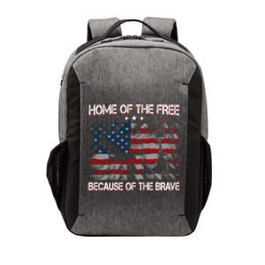 Usa American Flag Home Of The Free Because Of The Brave Gift Vector Backpack