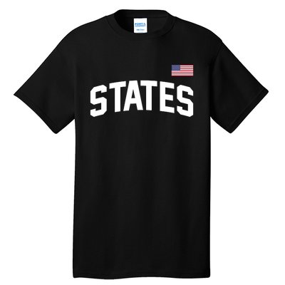 States United USA American Flag United States 4th Of July Tall T-Shirt