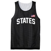 States United USA American Flag United States 4th Of July Mesh Reversible Basketball Jersey Tank