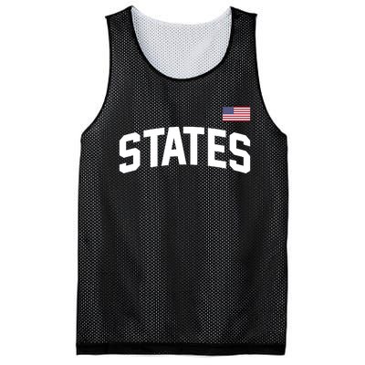 States United USA American Flag United States 4th Of July Mesh Reversible Basketball Jersey Tank