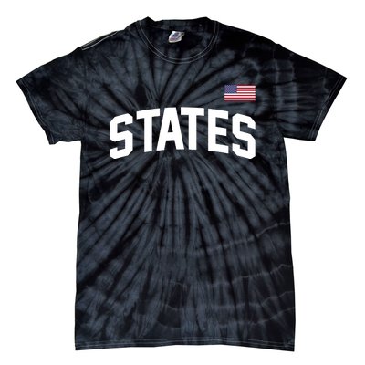 States United USA American Flag United States 4th Of July Tie-Dye T-Shirt