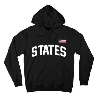 States United USA American Flag United States 4th Of July Tall Hoodie