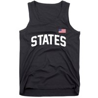 States United USA American Flag United States 4th Of July Tank Top