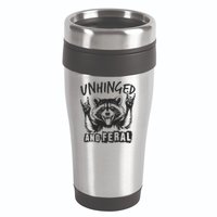 Unhinged and Feral Raccoon  16oz Travel Tumbler