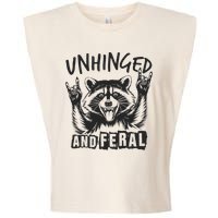 Unhinged and Feral Raccoon  Garment-Dyed Women's Muscle Tee