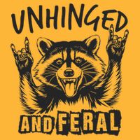 Unhinged and Feral Raccoon  Sustainable Knit Beanie