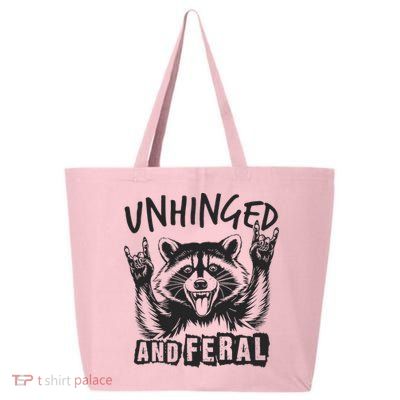 Unhinged and Feral Raccoon  25L Jumbo Tote