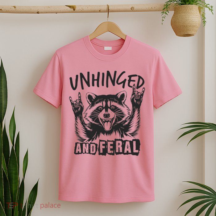 Unhinged and Feral Raccoon  T-Shirt