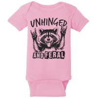 Unhinged and Feral Raccoon  Baby Bodysuit