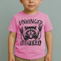 Unhinged and Feral Raccoon  Toddler T-Shirt