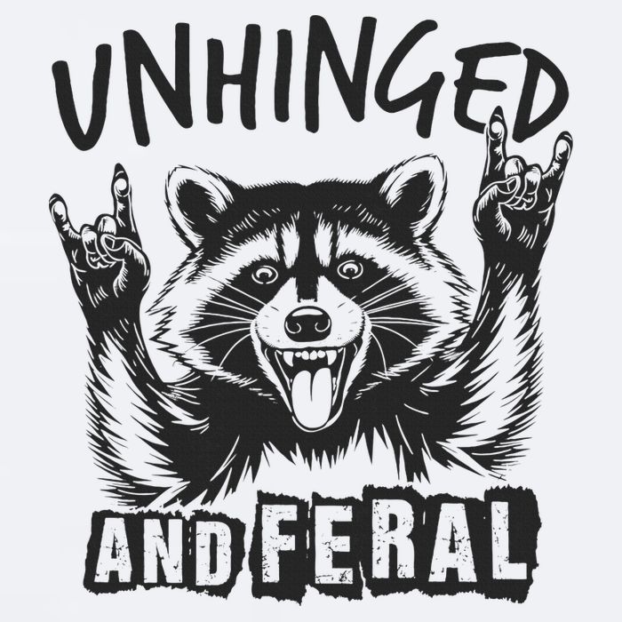 Unhinged and Feral Raccoon  Sueded Cloud Jersey T-Shirt