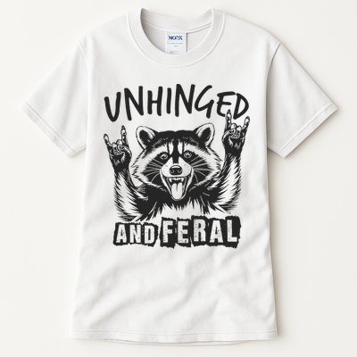 Unhinged and Feral Raccoon  Tall T-Shirt