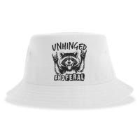 Unhinged and Feral Raccoon  Sustainable Bucket Hat