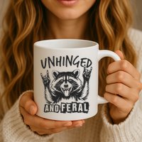 Unhinged and Feral Raccoon  Mug