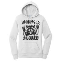 Unhinged and Feral Raccoon  Women's Pullover Hoodie