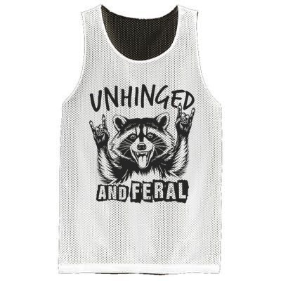 Unhinged and Feral Raccoon  Mesh Reversible Basketball Jersey Tank