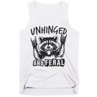 Unhinged and Feral Raccoon  Tank Top