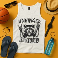 Unhinged and Feral Raccoon  Tank Top